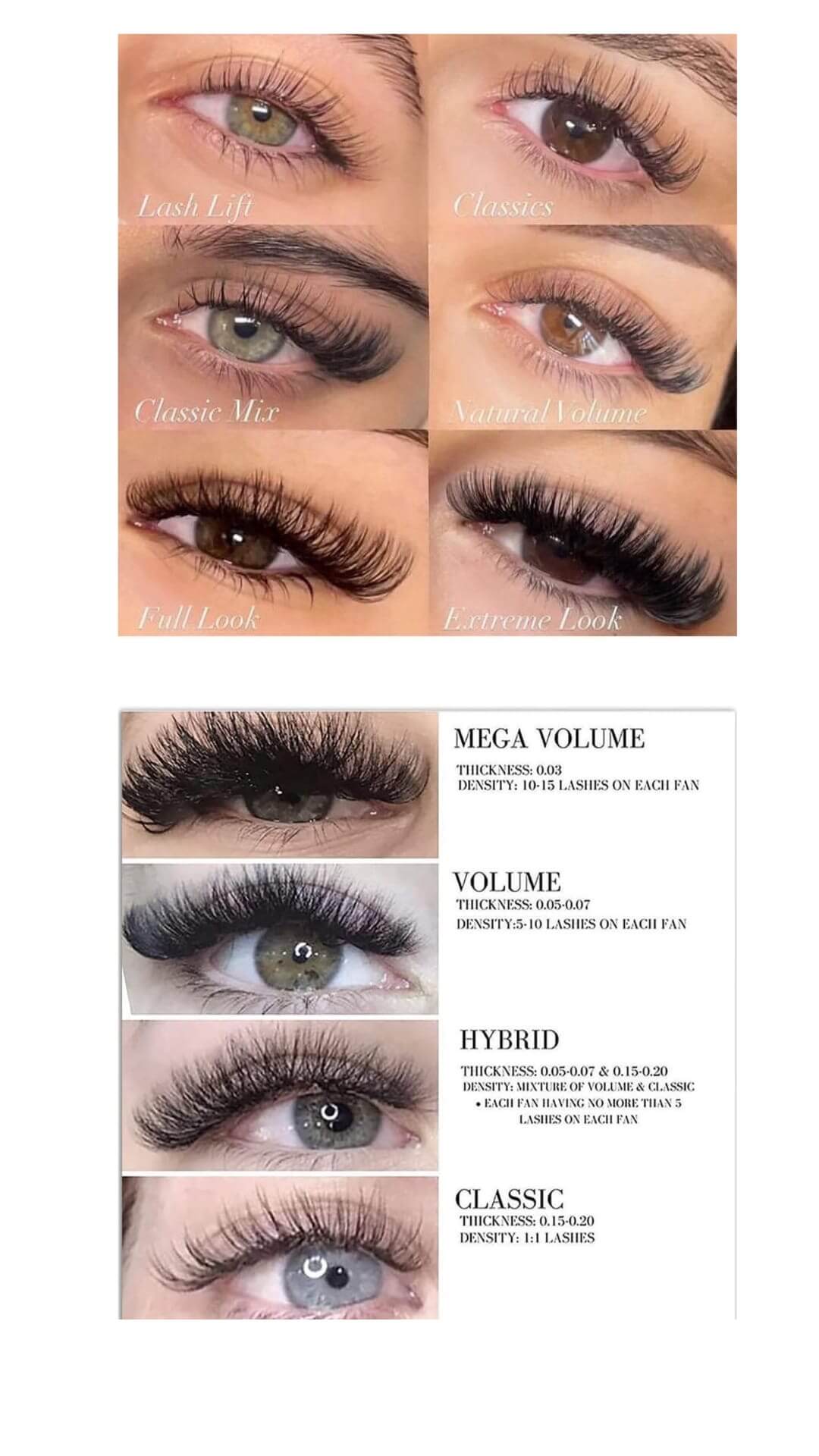 Elssa Duli - Eye Lash Extension examples